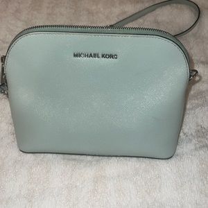 Michael Kors mint crossbody bag